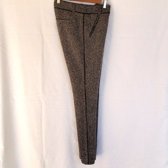 Free People Women's Herringbone Knit Slim Pants Size 6 - Picture 9 of 11